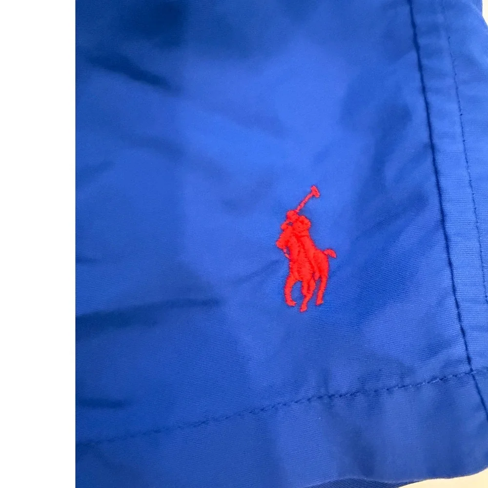 Polo Ralph Lauren Blue Traveler‎ Swim Trunks Shorts L NWOT